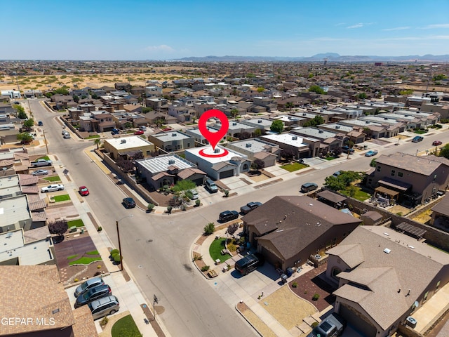 13145 Hazy, El Paso, TX 79938 - aerial perspective of suburban area featuring mountains