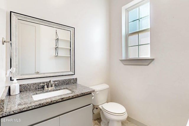 337 Vin Almoradi Ct, El Paso, TX 79912 - half bath with vanity, toilet, and baseboards