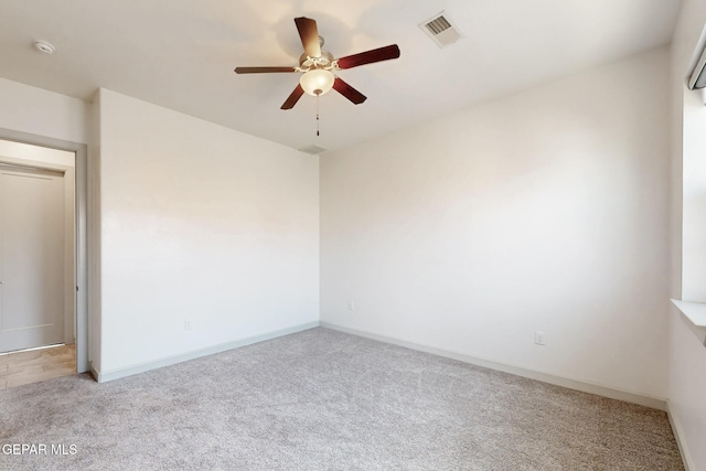 337 Vin Almoradi Ct, El Paso, TX 79912 - carpeted spare room with baseboards, visible vents, and ceiling fan