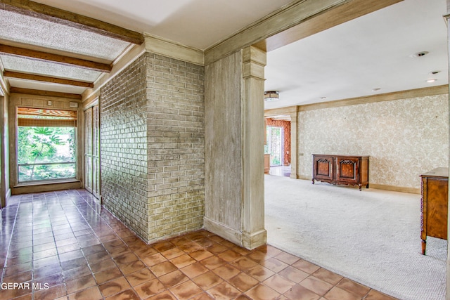 6041 Torrey Pines Dr, El Paso, TX 79912 - interior space with carpet flooring and tile patterned flooring