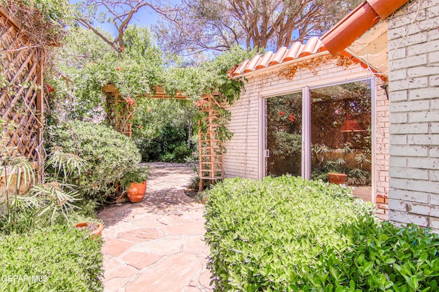 6041 Torrey Pines Dr, El Paso, TX 79912 - view of yard featuring a patio