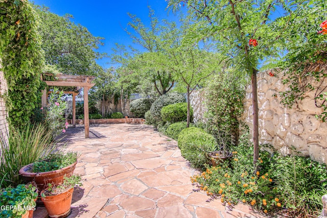 6041 Torrey Pines Dr, El Paso, TX 79912 - view of patio / terrace with a fenced backyard