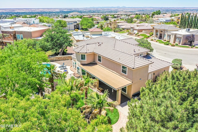birds eye view of property featuring a residential view