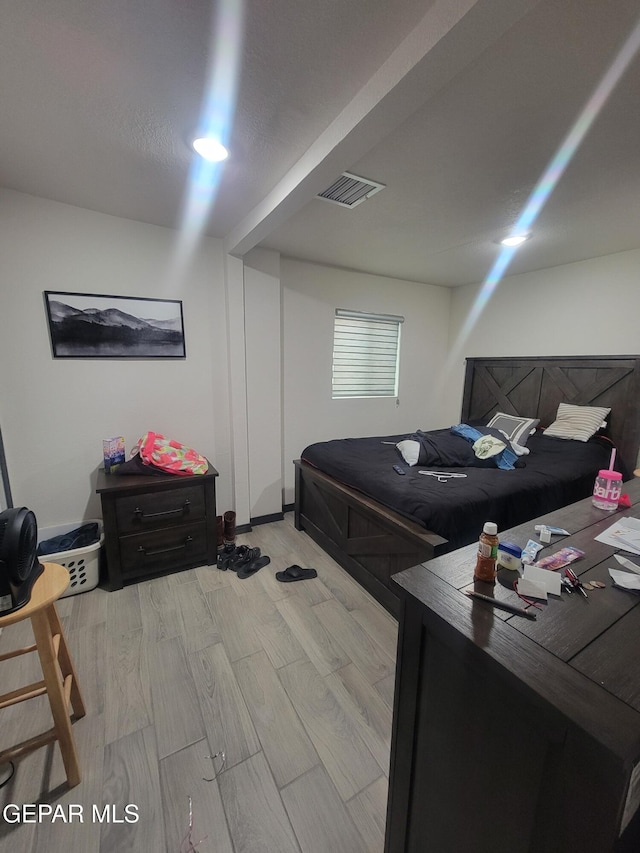 11531 Ernest Rd, Socorro, TX 79927 - bedroom featuring light wood-style floors