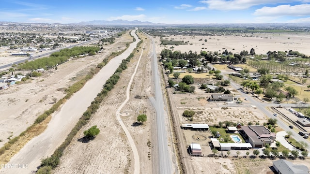 aerial view featuring a mountain view