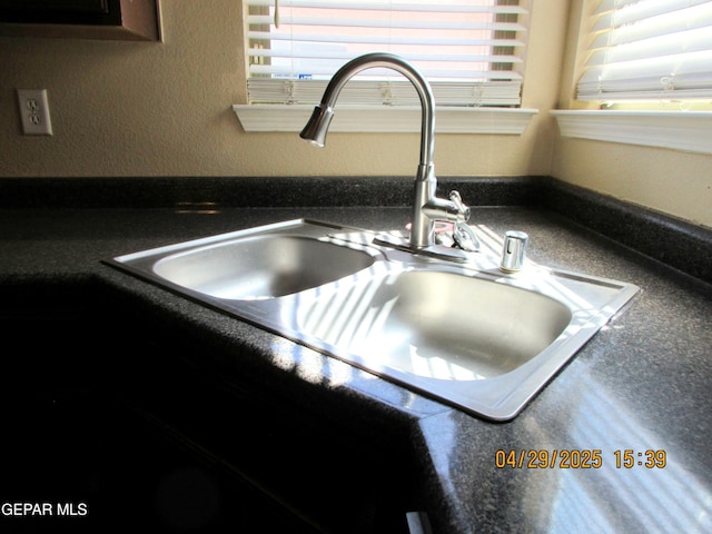 11233 Red Barrel Pl, El Paso, TX 79934 - details with a sink and dark countertops