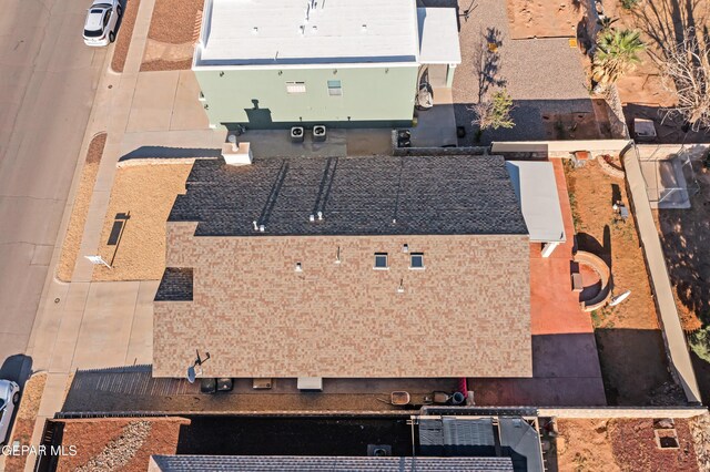 view from above of property