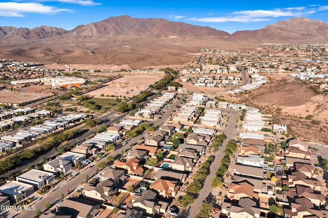 7337 Autumn Sage Dr, El Paso, TX 79911 - aerial view of property and surrounding area with a mountainous background and nearby suburban area