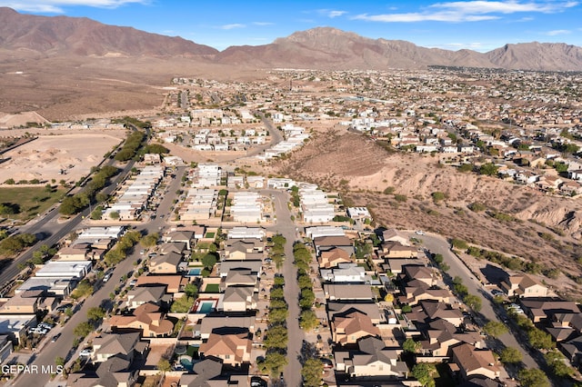7337 Autumn Sage Dr, El Paso, TX 79911 - aerial view of property and surrounding area with nearby suburban area and mountains