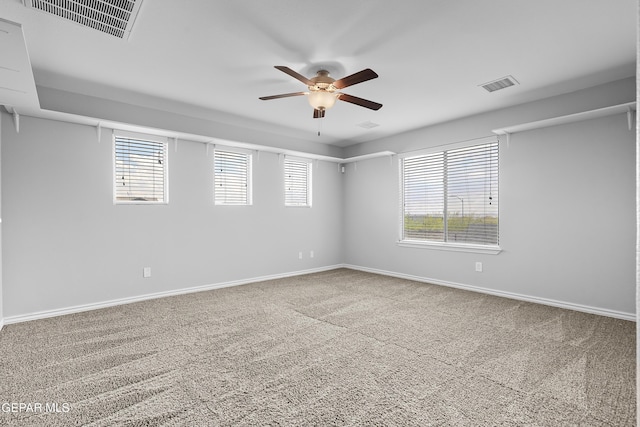 7337 Autumn Sage Dr, El Paso, TX 79911 - unfurnished room with a ceiling fan and carpet