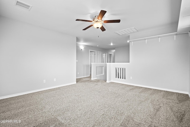 7337 Autumn Sage Dr, El Paso, TX 79911 - carpeted spare room featuring ceiling fan and baseboards