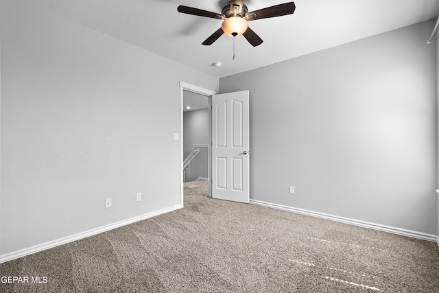 7337 Autumn Sage Dr, El Paso, TX 79911 - carpeted spare room featuring ceiling fan and a smoke detector