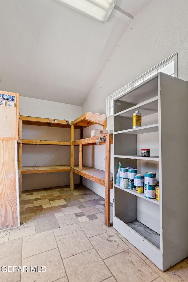 view of storage room