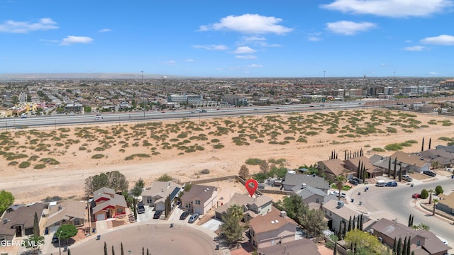 birds eye view of property featuring a residential view