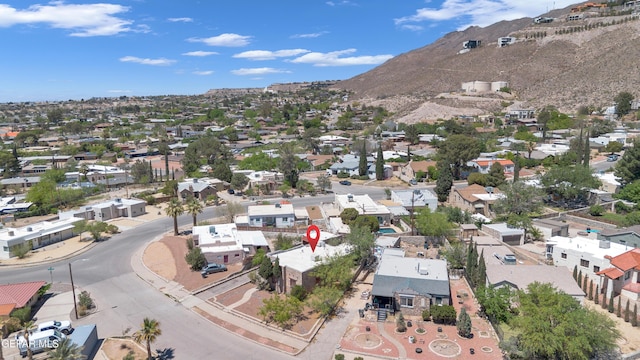 1003 Alethea Park Dr, El Paso, TX 79902 - birds eye view of property featuring a mountain view and a residential view