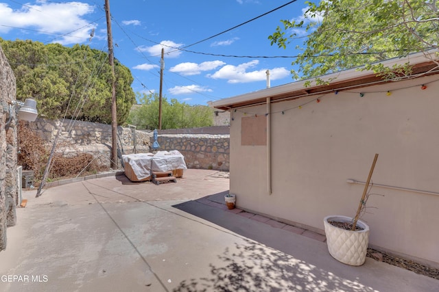 1003 Alethea Park Dr, El Paso, TX 79902 - view of patio featuring a fenced backyard