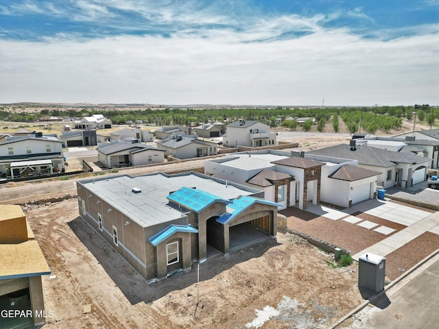 drone / aerial view featuring a residential view