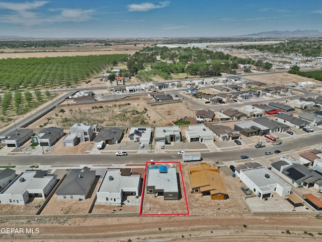 drone / aerial view featuring a rural view