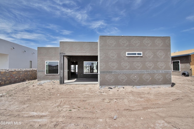 view of rear view of property