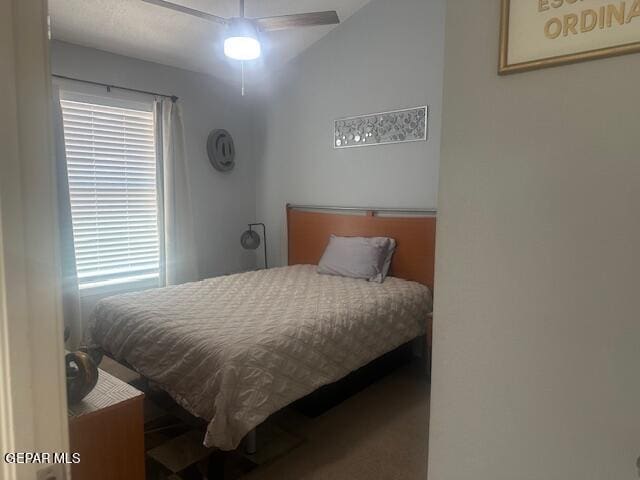 bedroom featuring a ceiling fan