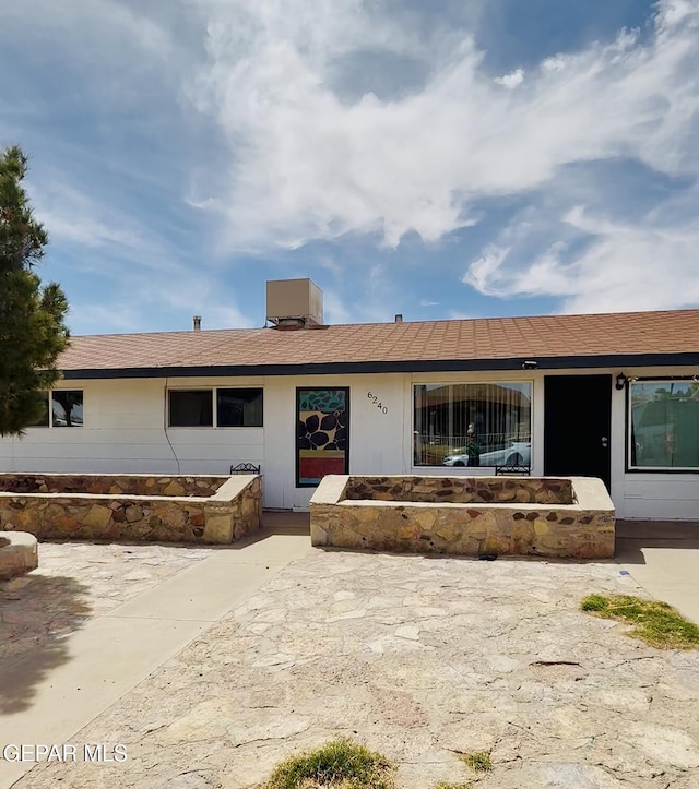 view of back of property