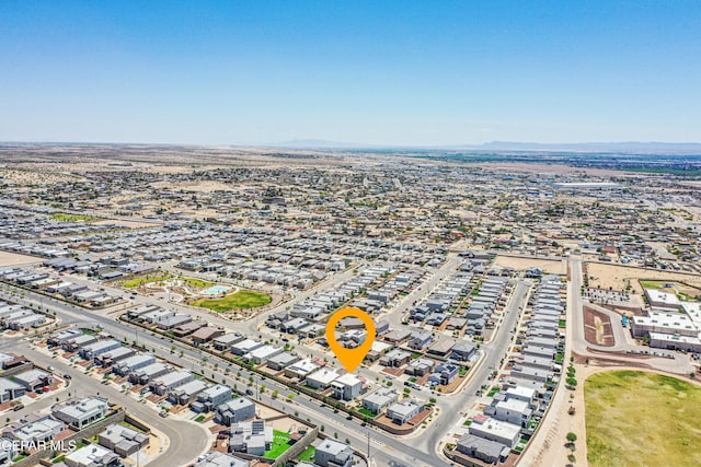 birds eye view of property featuring a residential view
