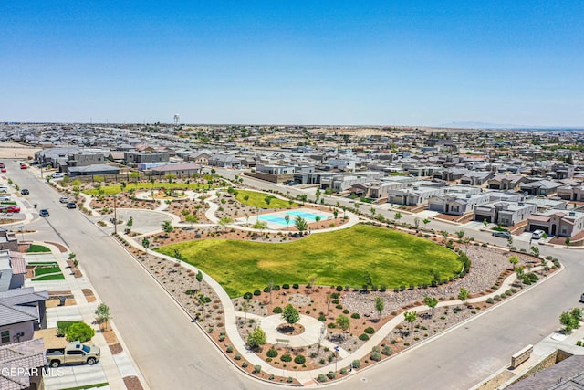 birds eye view of property featuring a residential view