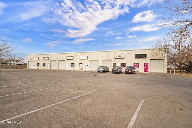 view of parking
