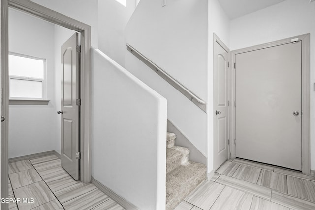 view of staircase