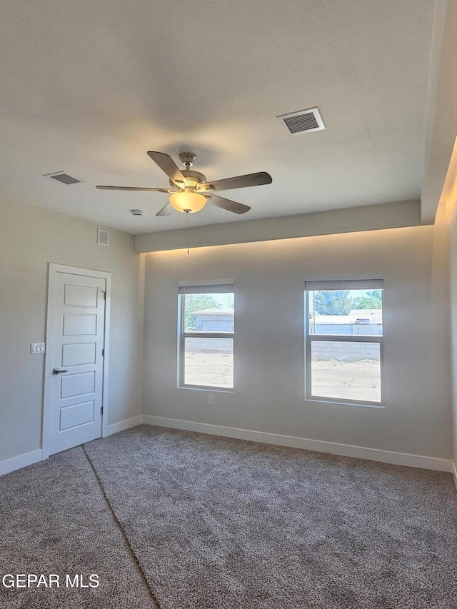 478 Sylvia Ct, Socorro, TX 79927 - unfurnished room featuring carpet and ceiling fan
