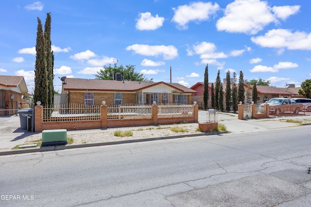 9232 Morelia Rd, El Paso, TX 79907 - view of front of property with a fenced front yard and brick siding