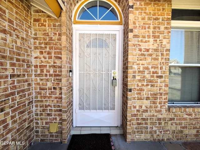 10812 Sandy Koufax Dr, El Paso, TX 79924 - view of exterior entry with brick siding