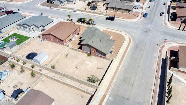bird's eye view featuring a residential view