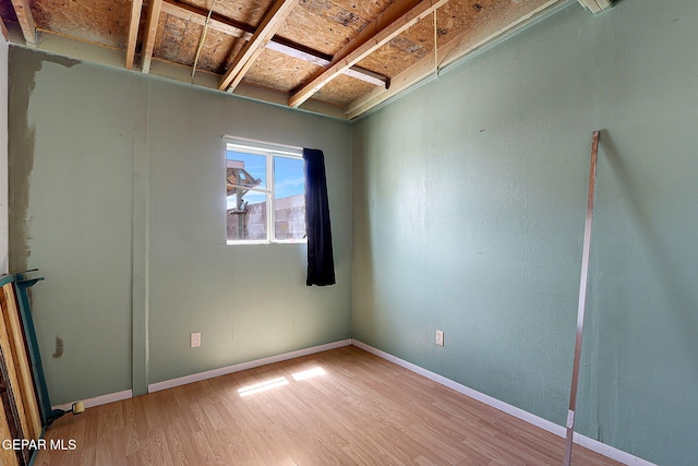 19201 Phillip Bazaar, El Paso, TX 79938 - empty room featuring baseboards and light wood-style flooring