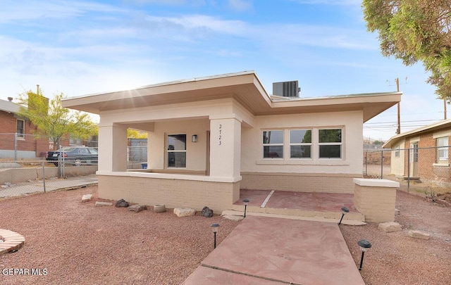 2723 Grant Ave, El Paso, TX 79930 - view of front of home featuring stucco siding and central AC