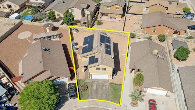 2709 Granite Rock Pl, El Paso, TX 79938 - bird's eye view with a residential view