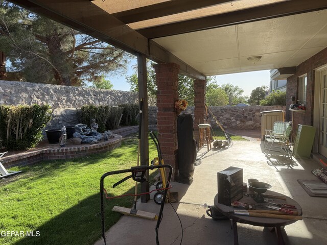 view of patio