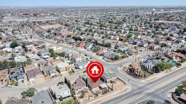 bird's eye view featuring a residential view