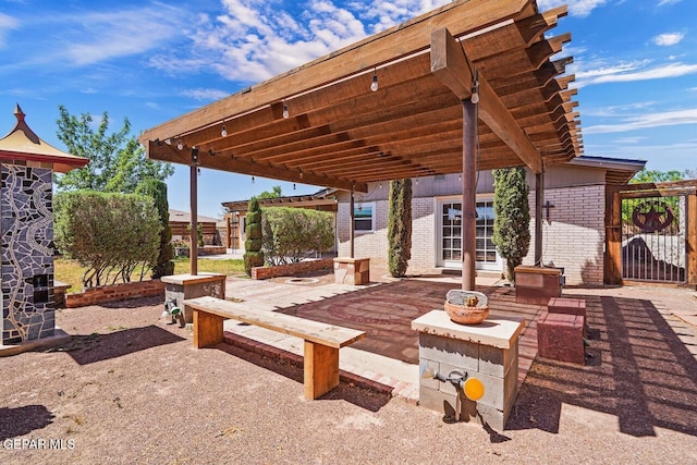 view of patio