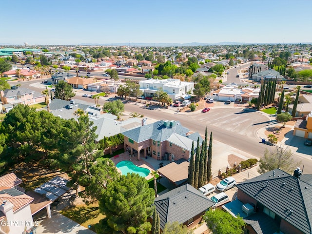 1829 Paseo Real Cir, El Paso, TX 79936 - bird's eye view featuring a residential view