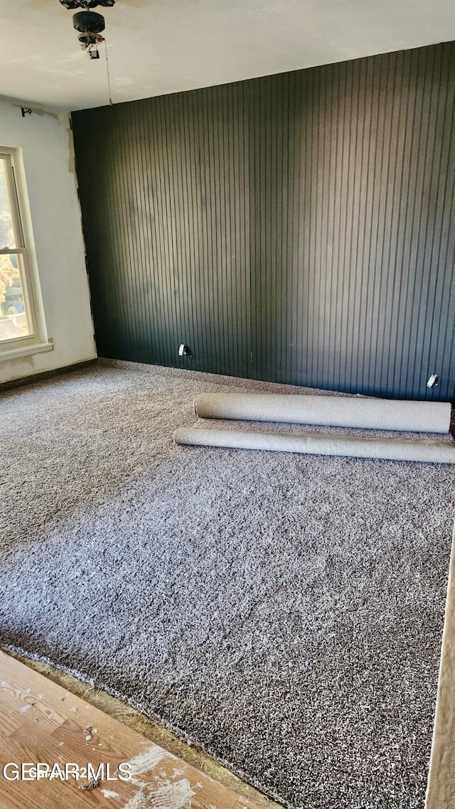 unfurnished room with carpet