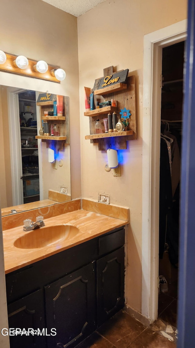 11325 Tom Ulozas Dr, El Paso, TX 79936 - bathroom featuring vanity and a spacious closet