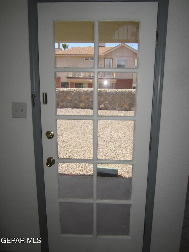 view of doorway