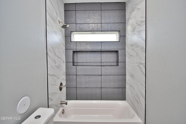 15237 Gauge Ct, El Paso, TX 79938 - bathroom featuring toilet and tub / shower combination