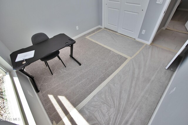 15237 Gauge Ct, El Paso, TX 79938 - carpeted home office with baseboards