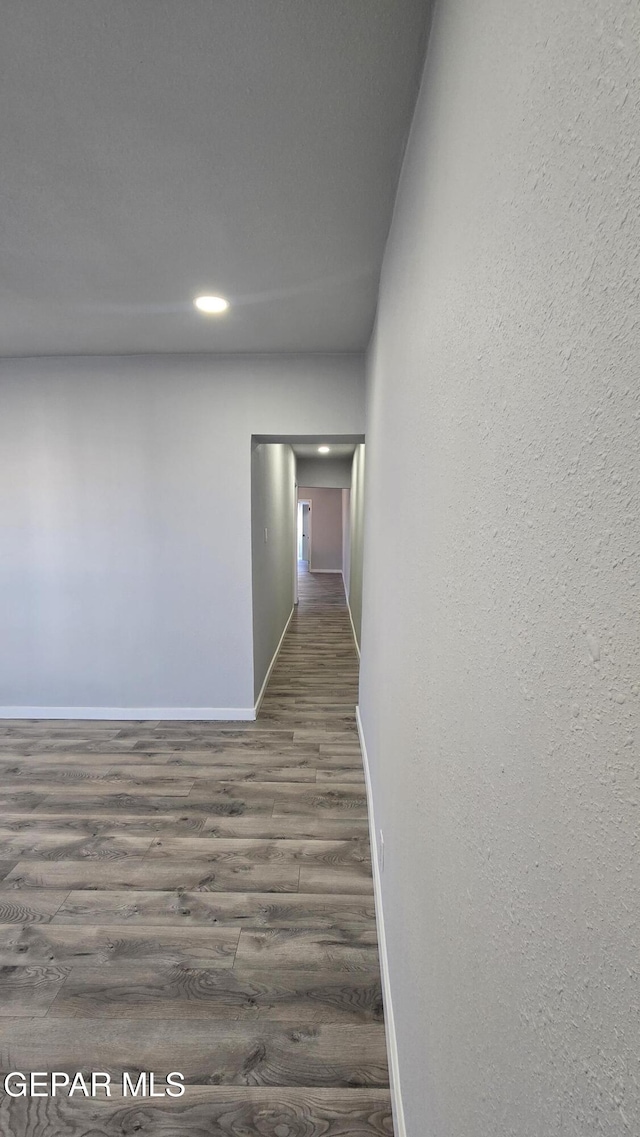 209 Hardesty Pl Unit 1 & 2, El Paso, TX 79905 - corridor featuring wood finished floors, baseboards, and recessed lighting