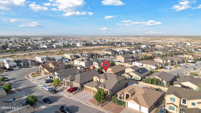 bird's eye view featuring a residential view