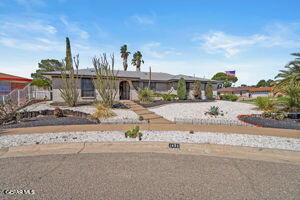 1421 Monte Negro Dr, El Paso, TX 79935 - view of ranch-style house