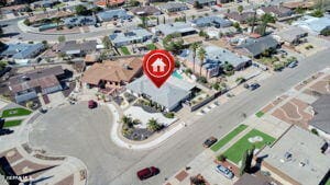 1421 Monte Negro Dr, El Paso, TX 79935 - bird's eye view