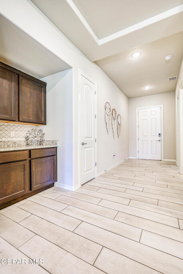 14940 Tierra Escape Ave, El Paso, TX 79938 - interior space featuring light wood-style floors, baseboards, recessed lighting, and visible vents